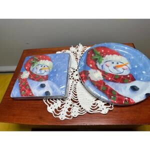 Vintage Christmas Paper Plates and Napkins NIB